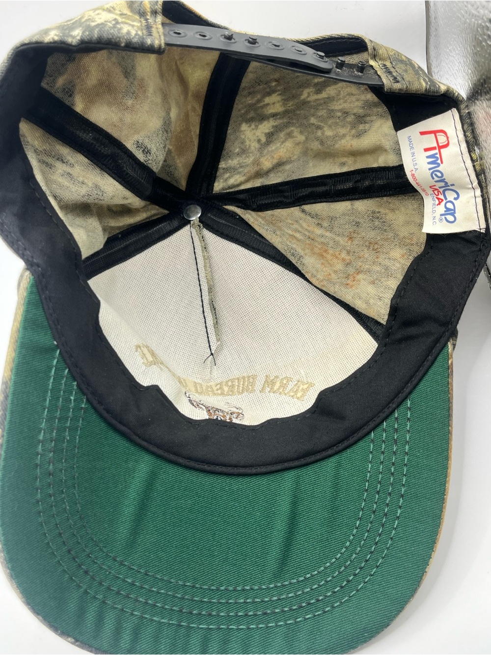 Vintage Farm Bureau Insurance Camouflage Hat - Picture 2 of 4